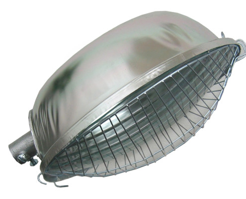 Luminária Pública Oval Fechada com Tela e Vidro